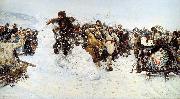 Vasily Surikov Storm of Snow Fortress France oil painting artist